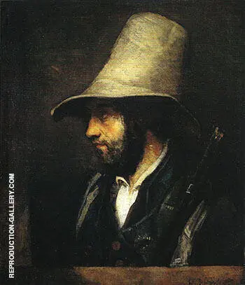 A Hunter 1858 By Gustave Courbet