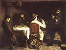 After Dinner at Ornans 1848-49 By Gustave Courbet
