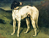 The Dog of Ornans 1856 By Gustave Courbet
