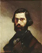 Jules Valles ca.1861 By Gustave Courbet
