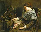 The Sleeping Spinner 1853 By Gustave Courbet