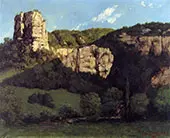 Bald Rock in the Valley of Ornans By Gustave Courbet