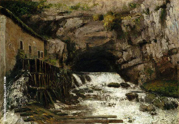 The Source of the Loue 1864 I By Gustave Courbet