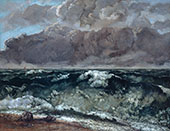 The Wave 1869 III By Gustave Courbet