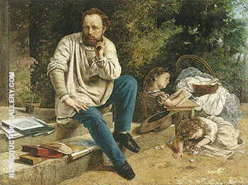P.J.Proudhon in 1853 By Gustave Courbet