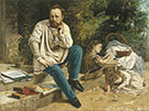 P.J.Proudhon in 1853 By Gustave Courbet