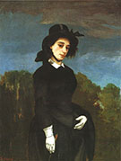 Woman in a Riding Habit 1856 By Gustave Courbet