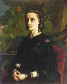 Madame de Brayer 1858 By Gustave Courbet