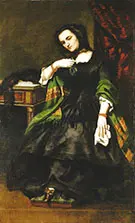 Madame Auguste Cuoq ca.1852 By Gustave Courbet