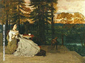 The Lady of Frankfurt 1858 By Gustave Courbet