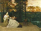 The Lady of Frankfurt 1858 By Gustave Courbet