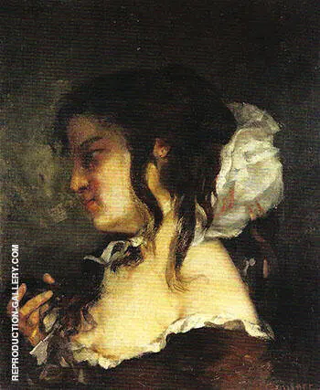Reflection also know as Meditation 1864 By Gustave Courbet