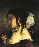 Reflection also know as Meditation 1864 By Gustave Courbet