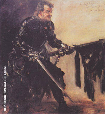 Rudolf Rittner as Florian Geyer 1906 | Oil Painting Reproduction