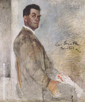 Portrait of his Father Franz Heinrich Corinth 1888 By Lovis Corinth