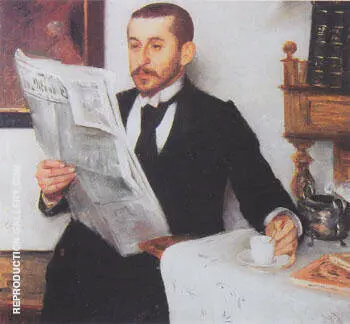 Portrait of the Painter Benno Becker 1892 By Lovis Corinth