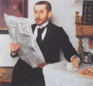 Portrait of the Painter Benno Becker 1892 By Lovis Corinth