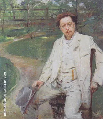 Portrait of the Pianist Conrad Ansorge 1903 By Lovis Corinth