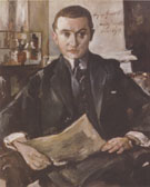 Portrait of Wolfgang Gurlitt 1917 By Lovis Corinth