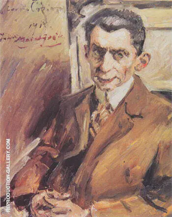 Portrait of Julius Meier Graefe 1917 By Lovis Corinth