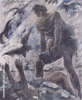 Cain 1917 by Lovis Corinth | Oil Painting Reproduction