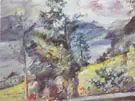 Walchensee View of the Wetterstein 1921 By Lovis Corinth