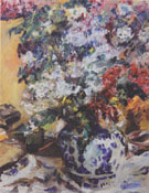 Still Liffe with Lilacs 1922 By Lovis Corinth