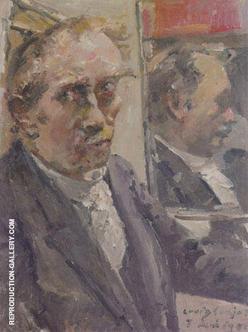 Last Self Portrait 1925 by Lovis Corinth | Oil Painting Reproduction