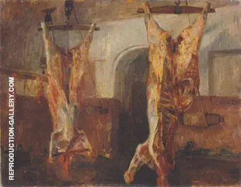 Slaughtered Calves 1896 By Lovis Corinth