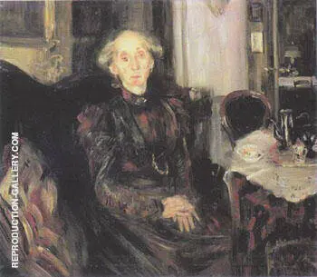 Portrait of Mother Rosenhagen 1899 By Lovis Corinth