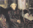Portrait of Mother Rosenhagen 1899 By Lovis Corinth
