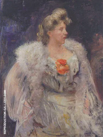 The Singer Frieda Halbe 1905 By Lovis Corinth