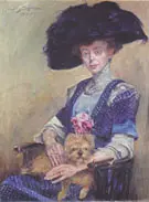 Portrait of Frau Luther 1911 By Lovis Corinth