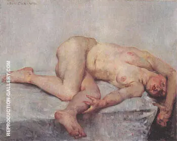 Reclining Female Nude 1907 By Lovis Corinth