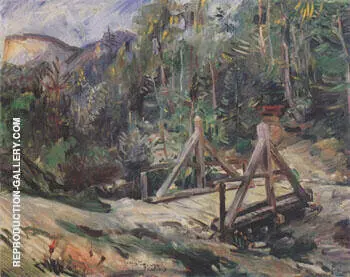 Tyrolean Landscape with Bridge 1913 By Lovis Corinth