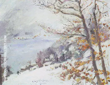 The Walchensee in Winter 1923 By Lovis Corinth