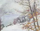 The Walchensee in Winter 1923 By Lovis Corinth