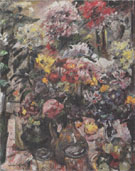 Still Life with Chrysanthemums and Amaryllis 1922 By Lovis Corinth