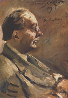 Portrait of Herbert Eulenberg 1918 By Lovis Corinth
