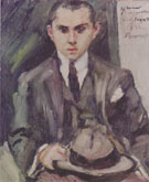 Thomas with his Hat in his Hand 1922 By Lovis Corinth