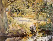 Les Bords de la Yevre -c1903 By Robert Delaunay