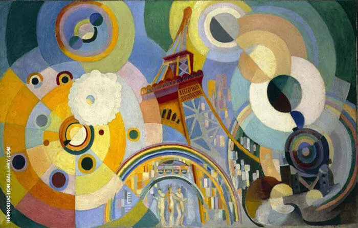 Air Iron and Water 1936 By Robert Delaunay
