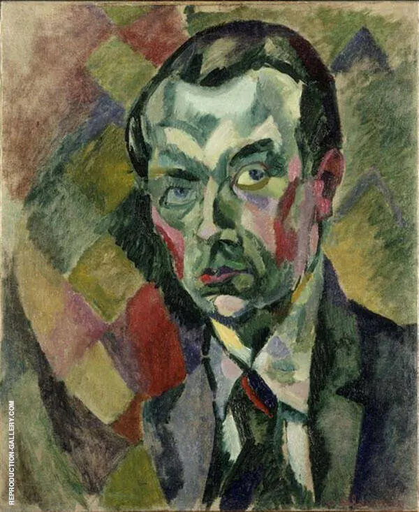 Self Portrait 1909 By Robert Delaunay