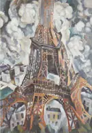 A Eiffel Tower 1910 By Robert Delaunay