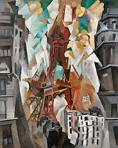 Champ de Mars the Red Tower 1911 By Robert Delaunay