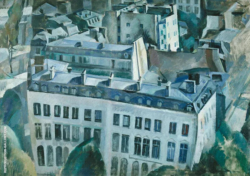The City First Study 1909 By Robert Delaunay