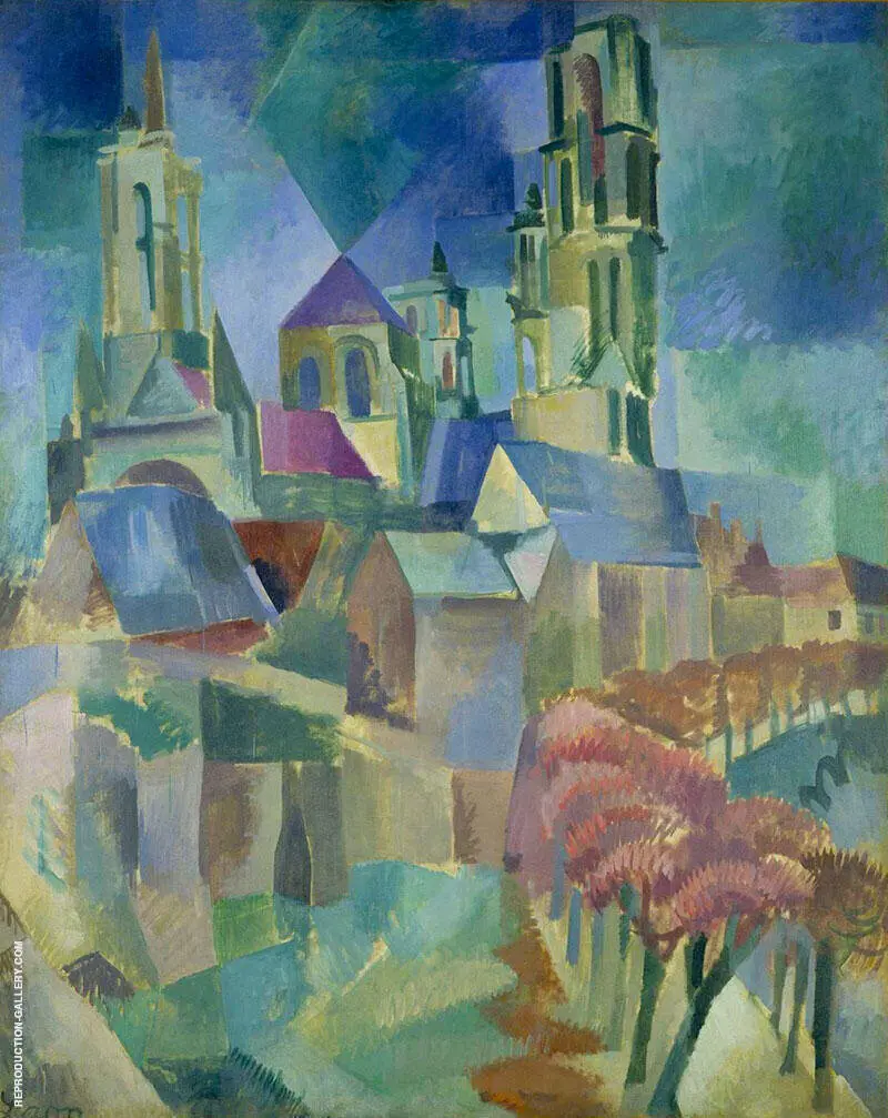 The Towers of Laon 1912 By Robert Delaunay