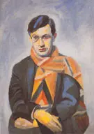Portrait of Tristan Tzara 1923 By Robert Delaunay