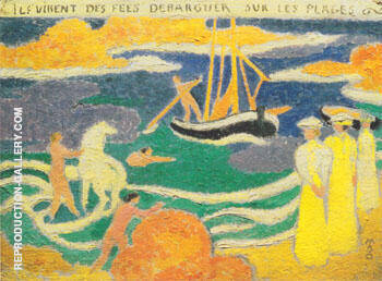 Ils virent-des fees debarquer sur les plages 1893 | Oil Painting Reproduction