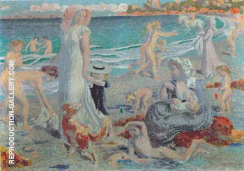 Plage a I'e pagneul 1903 By Maurice Denis